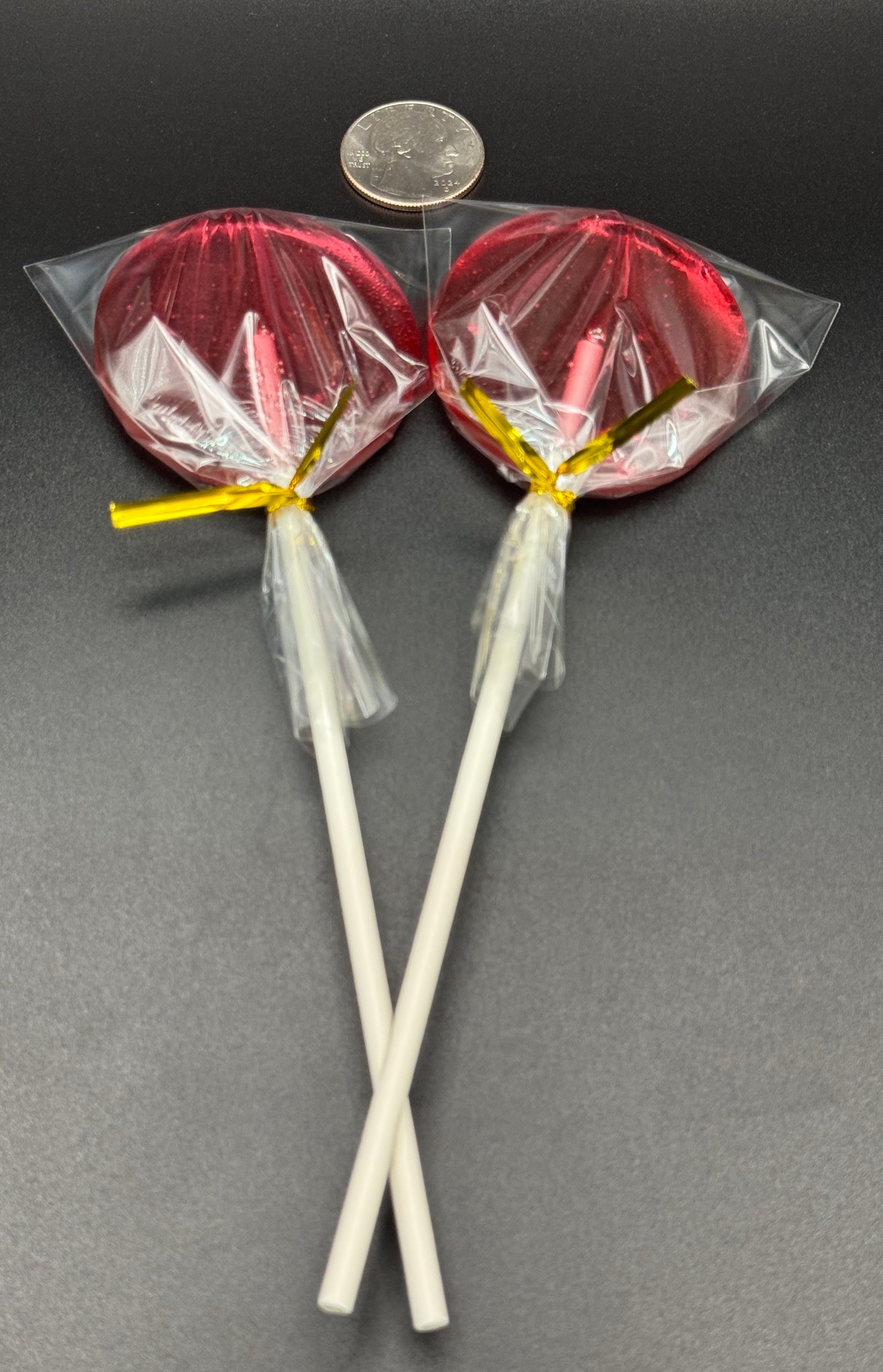 Cherry Lollipops