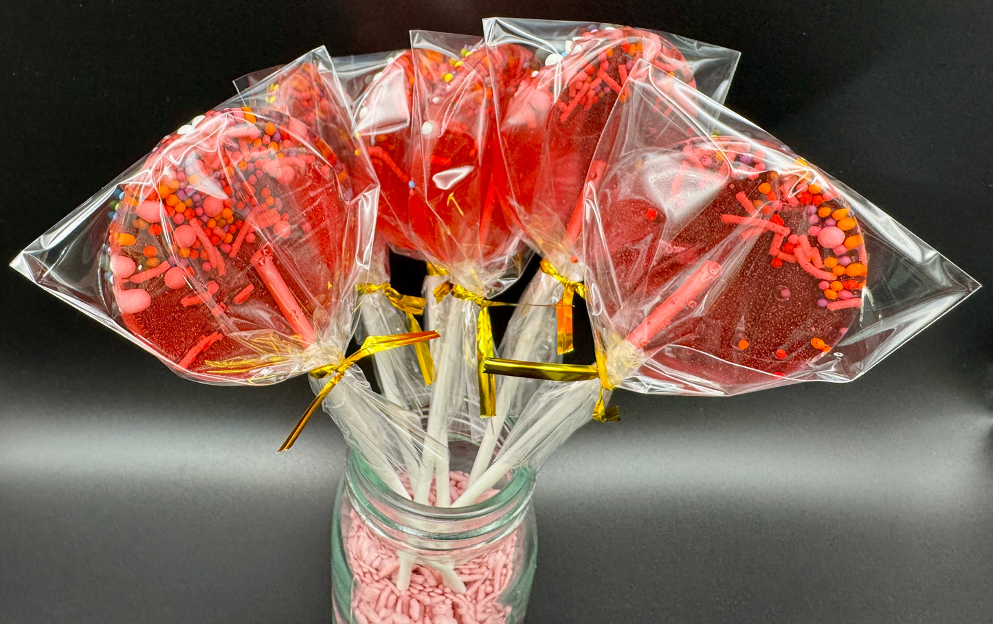 Cherry Lollipops