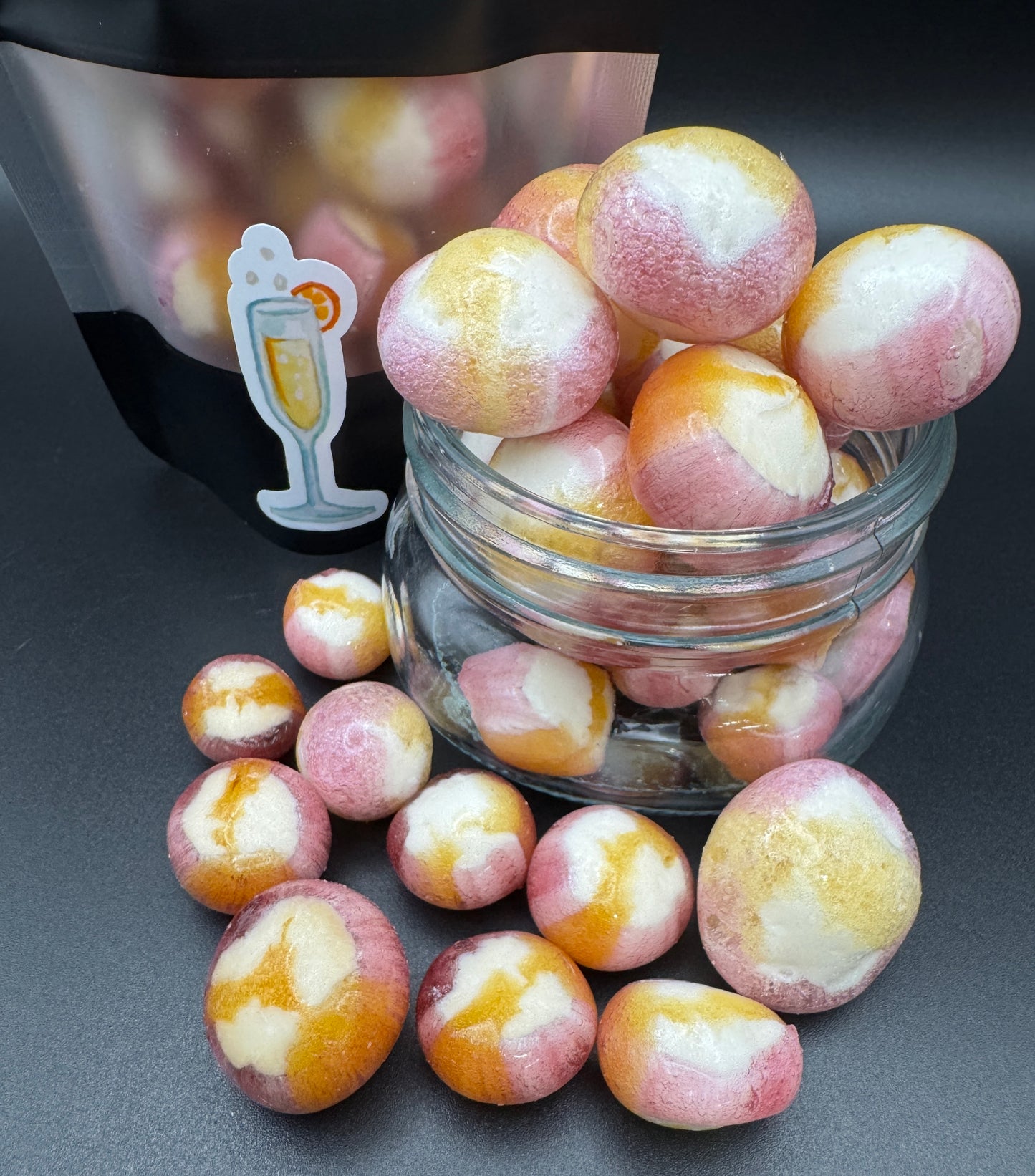 Freeze Dried Mimosa Hard Candy