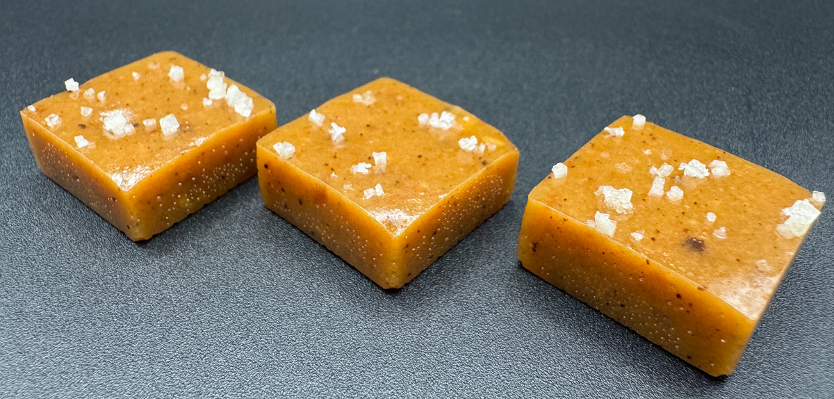 Salted Pumpkin Spice Latte Caramels
