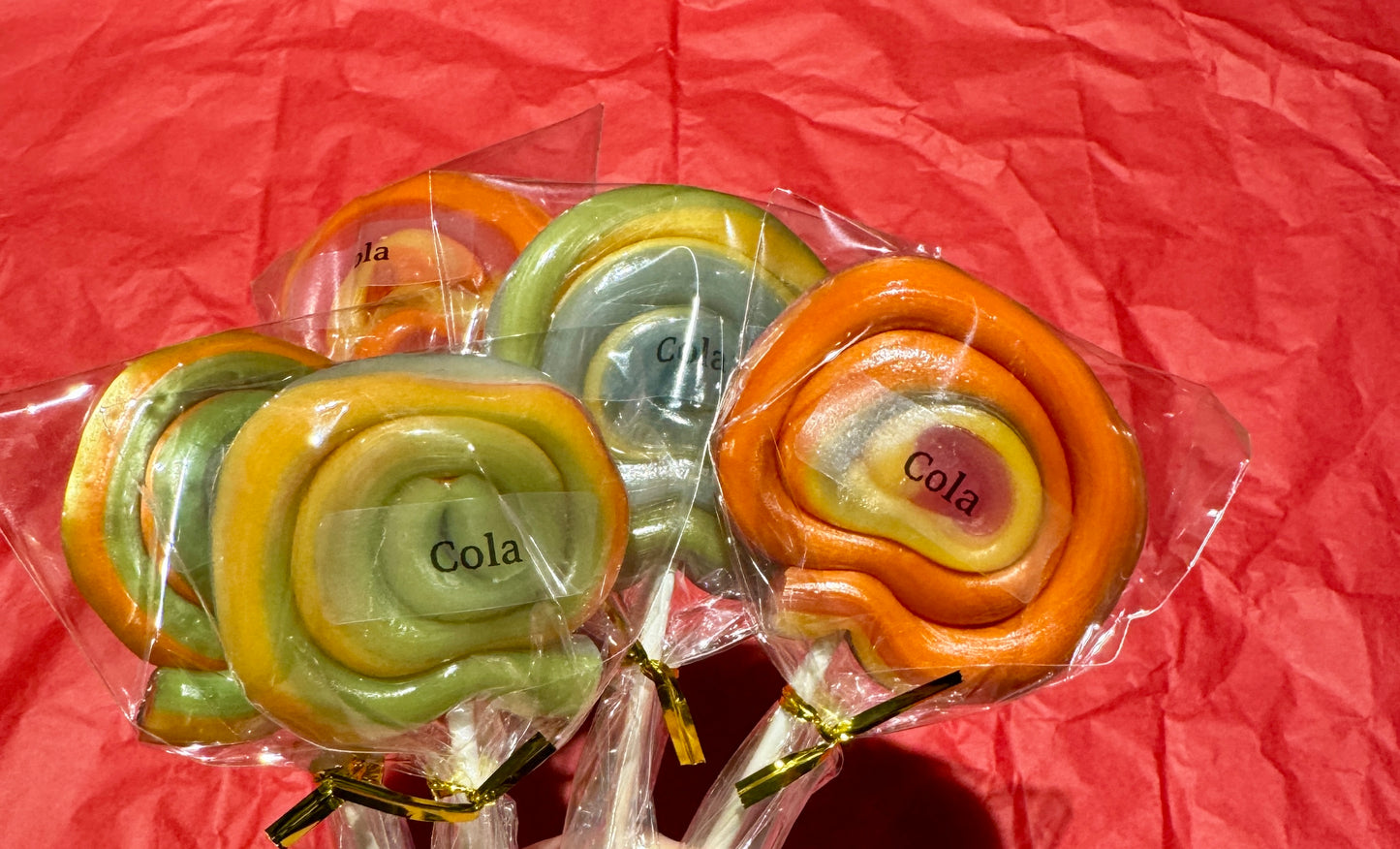 Cola Lollipops