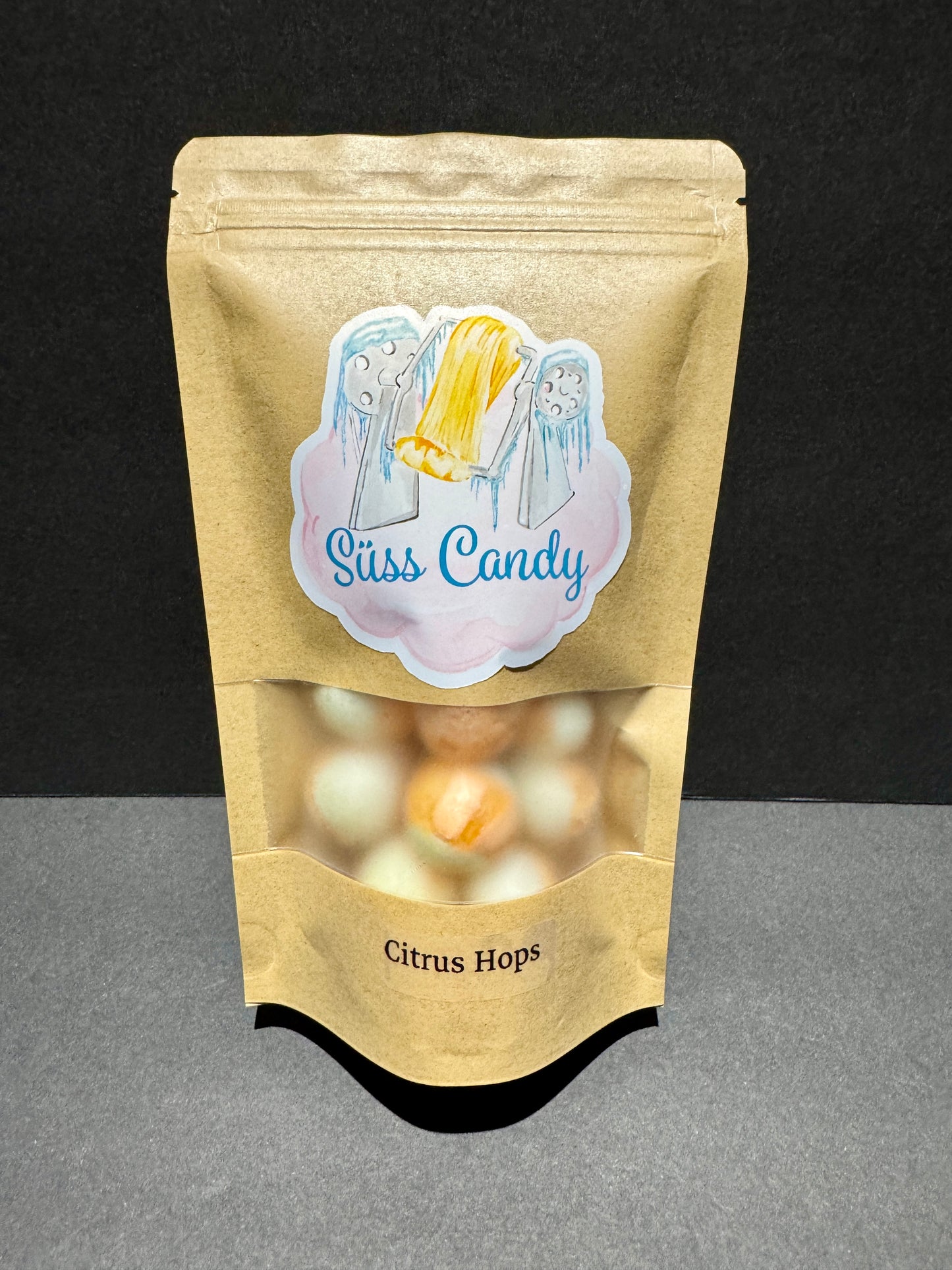 Freeze Dried Citrus Hops Hard Candy