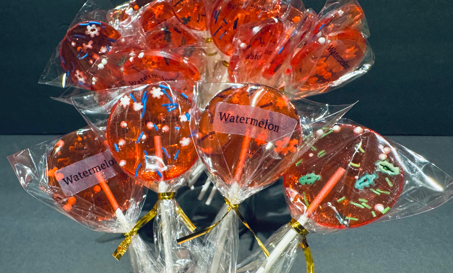 Watermelon Lollipops