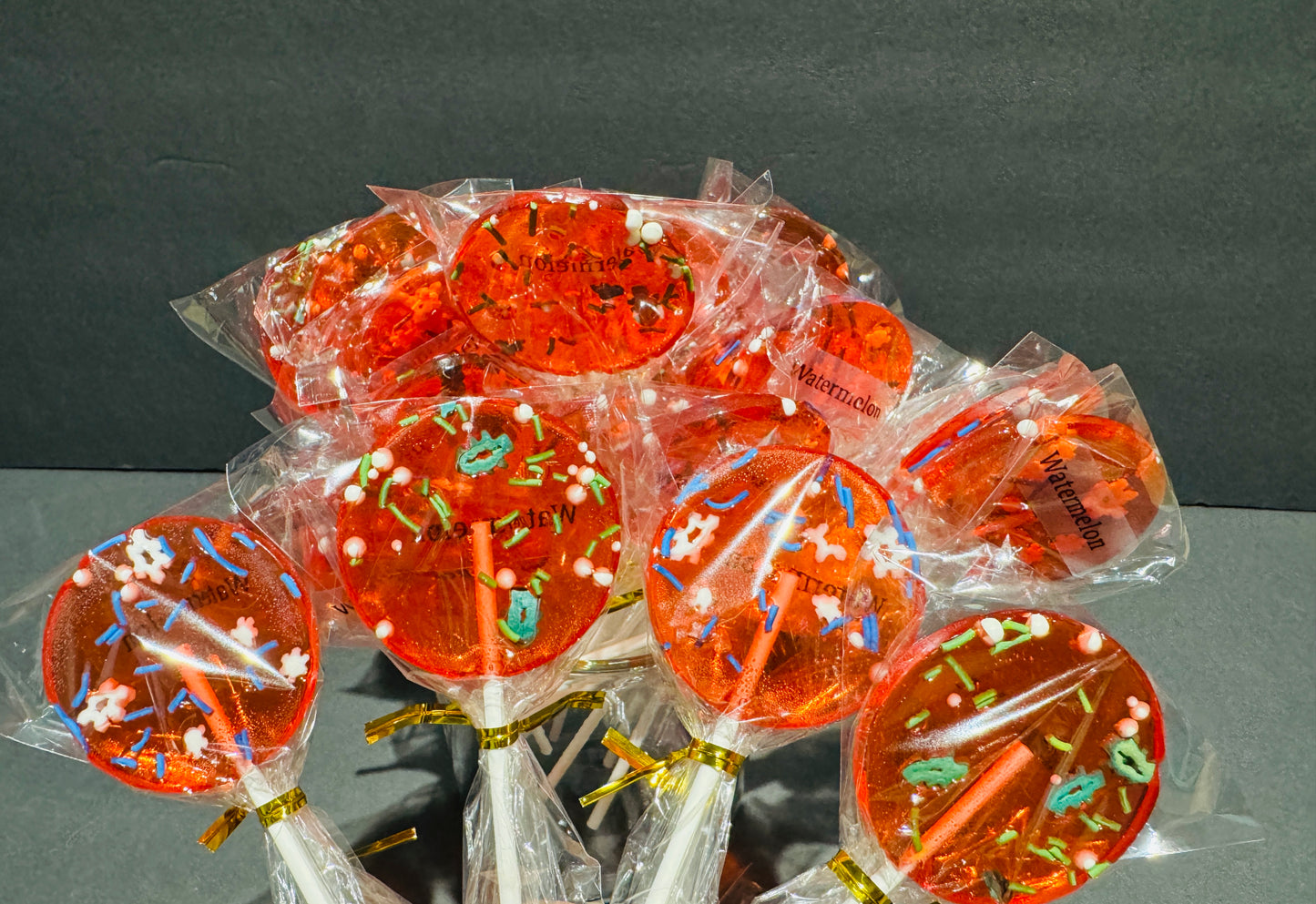 Watermelon Lollipops