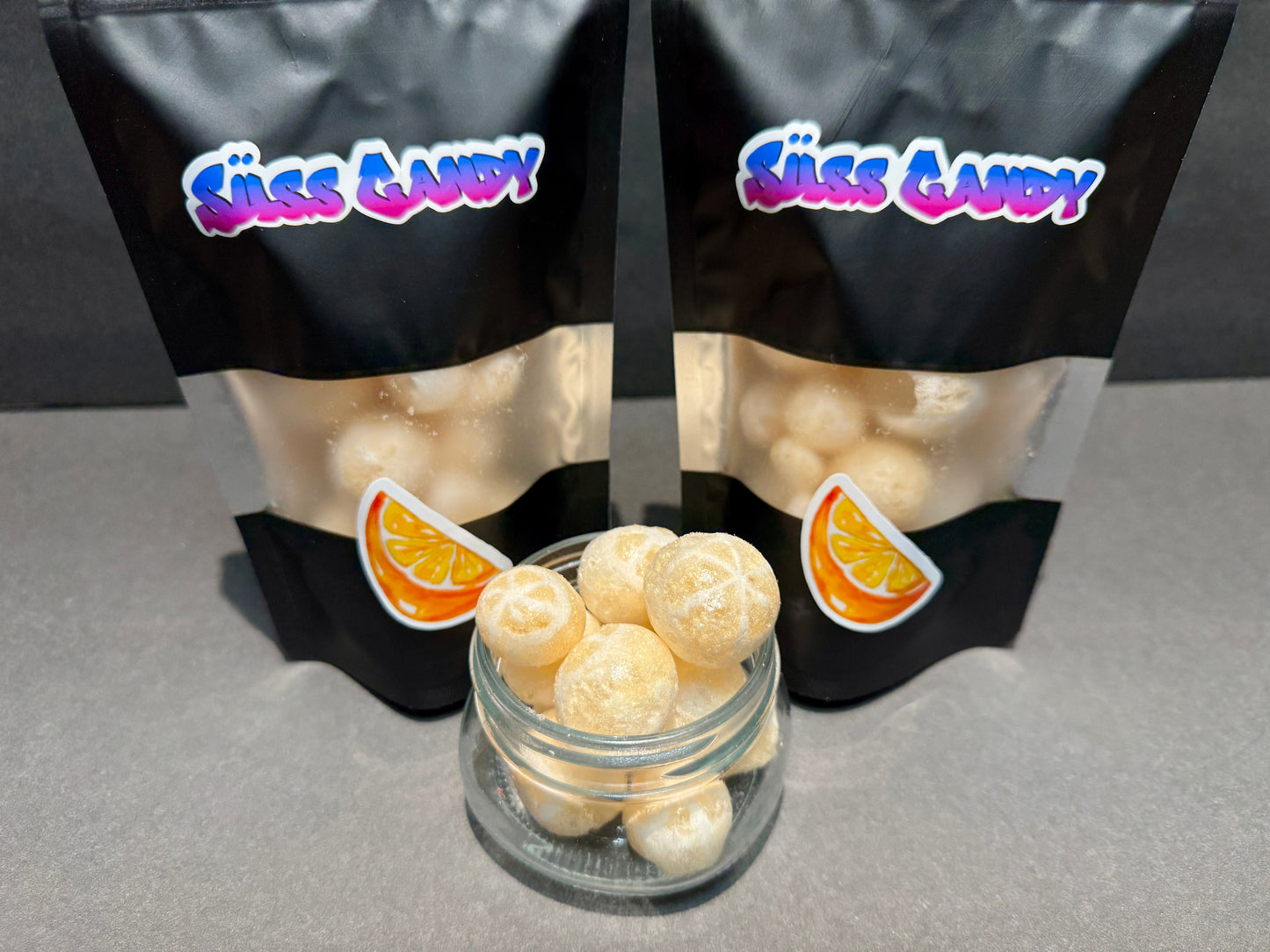 Freeze Dried Orange Hard Candy