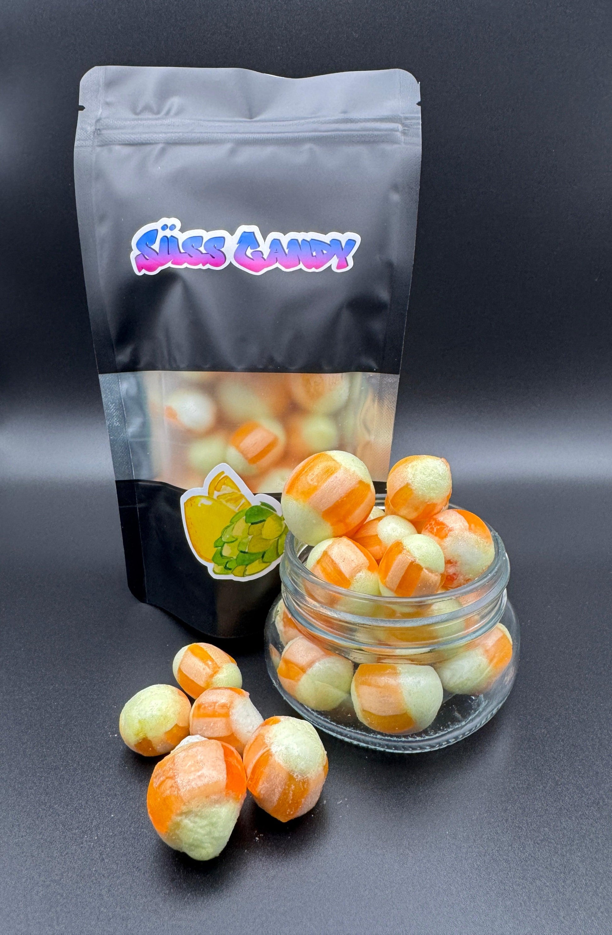 Freeze Dried Citrus Hops Hard Candy - Süss Candy