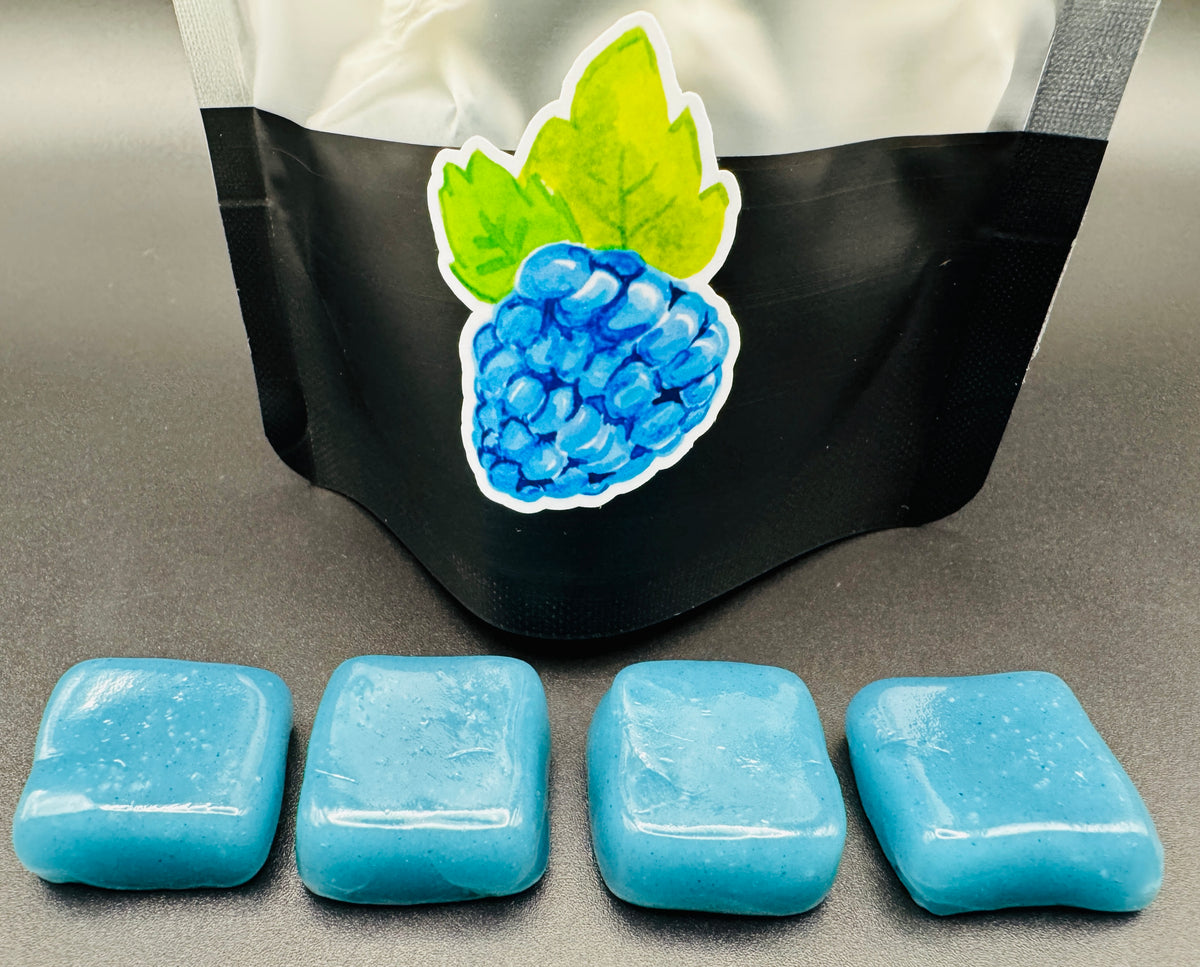Copenhagen Raspberry Chew Blue Raspberry Chews - Handmade Natural Candy – Süss Candy
