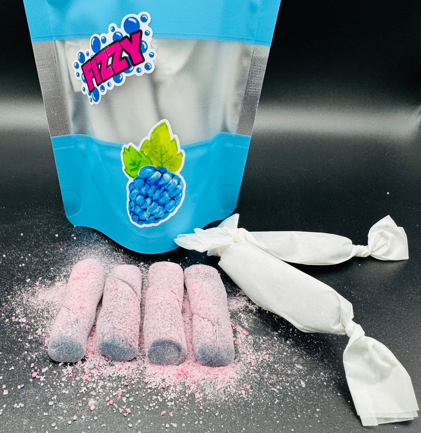 Fizzy Blue Raspberry Chews