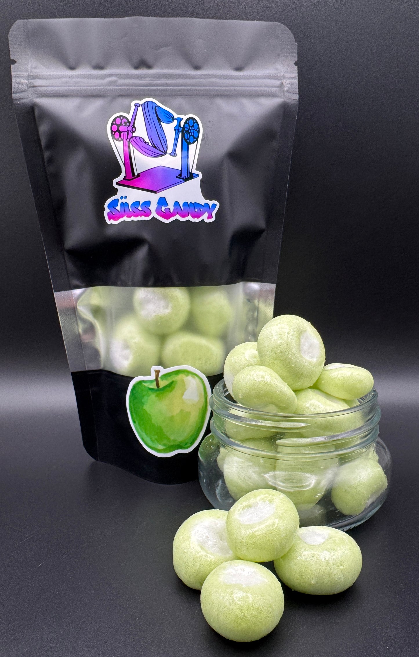 Freeze Dried Green Apple Hard Candy