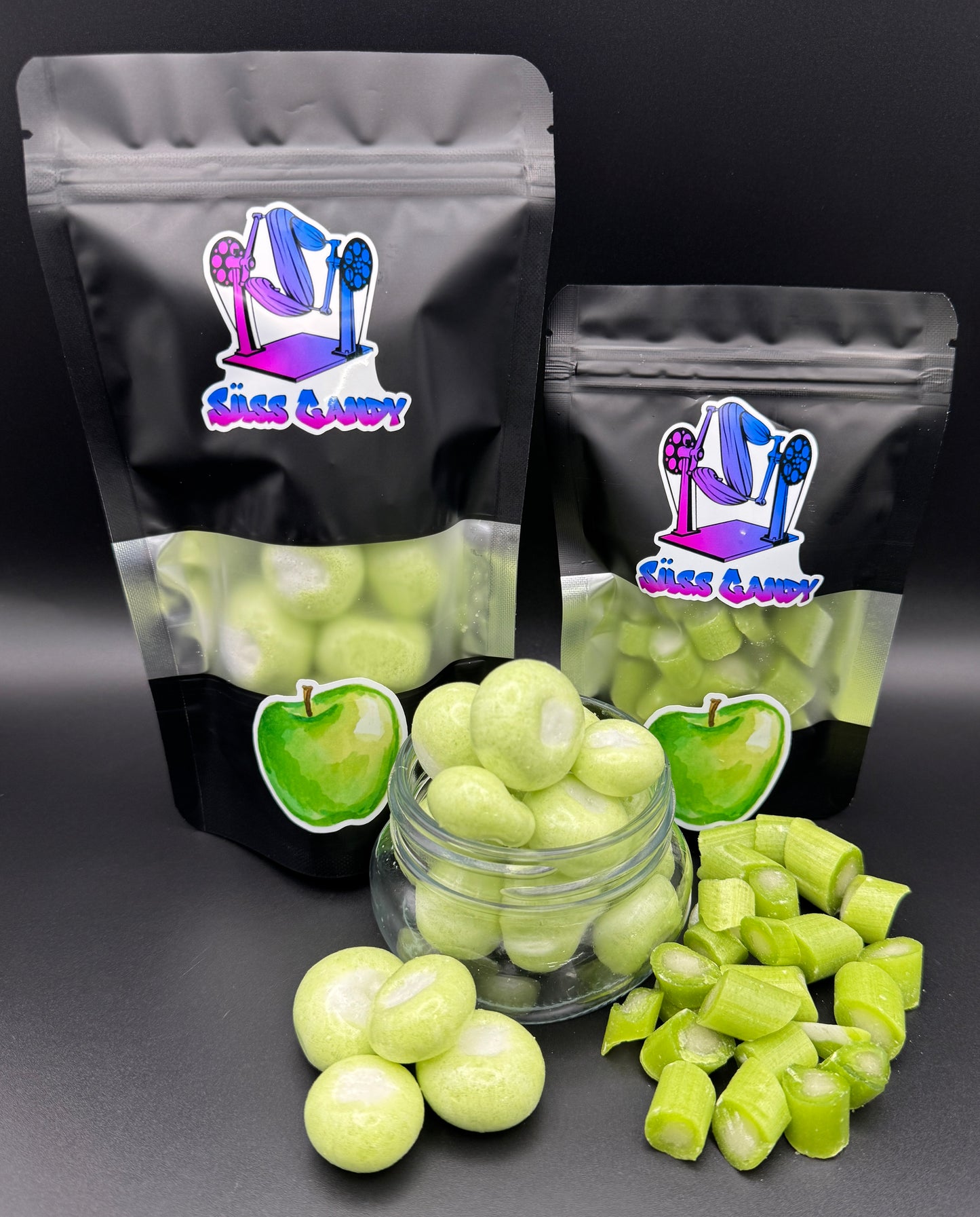 Freeze Dried Green Apple Hard Candy