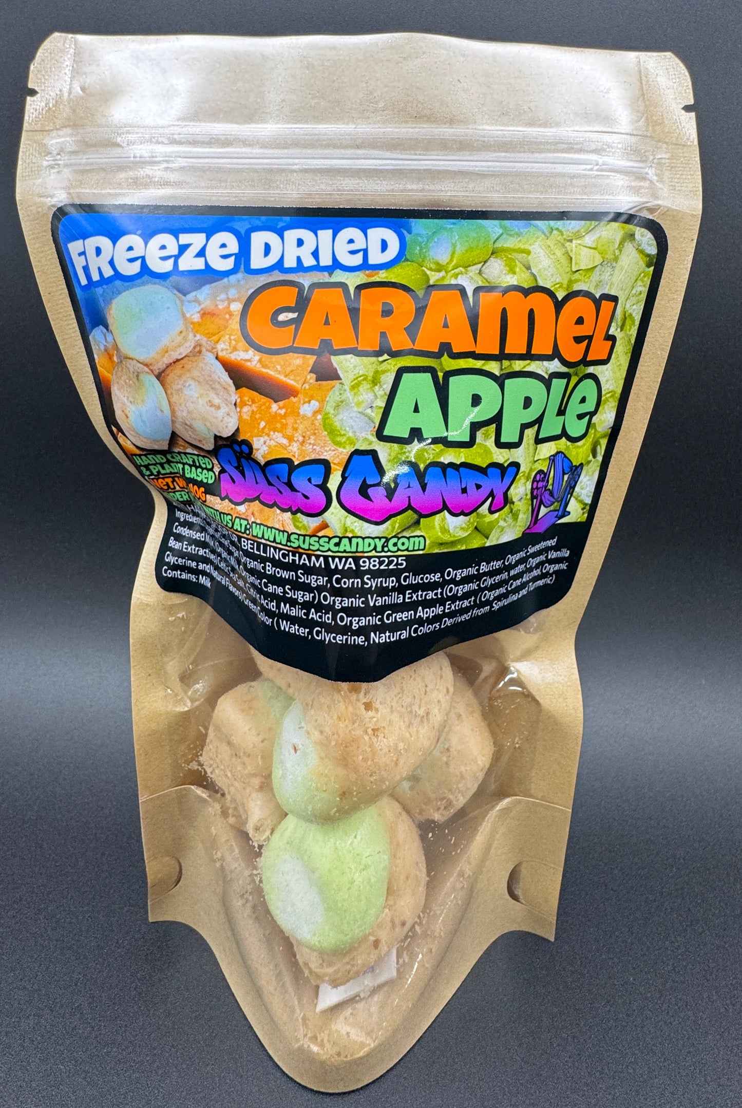 Freeze Dried Caramel Apple Bites