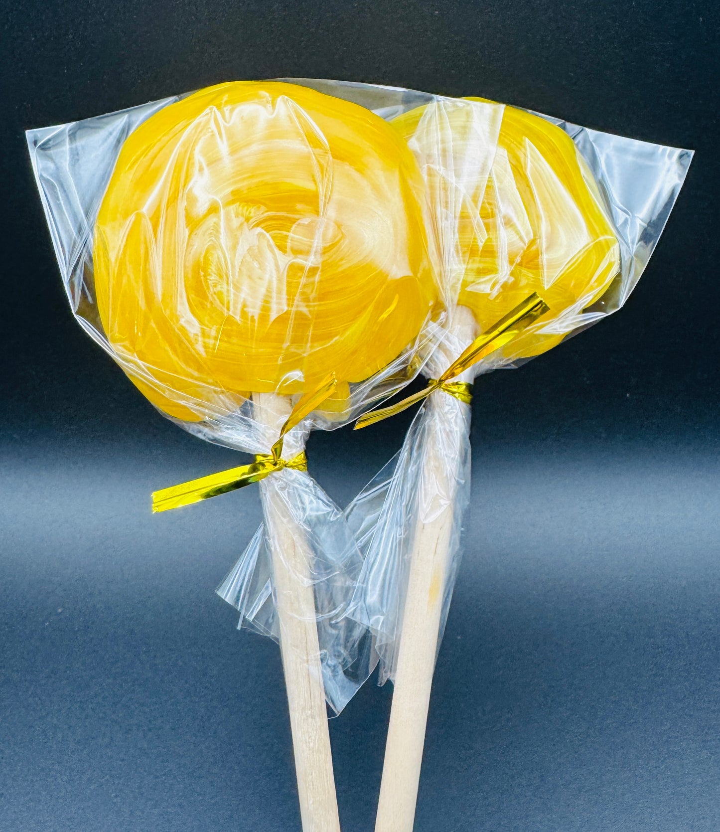 Honey Lemon Lollipops