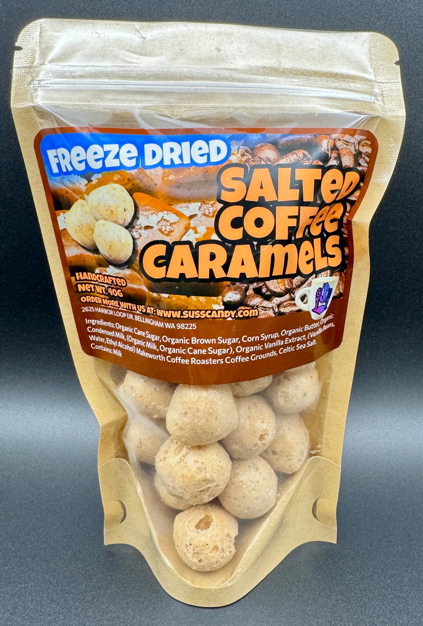 Freeze Dried Coffee Caramels